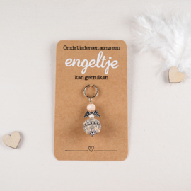 Kaart met Engeltje Sleutelhanger