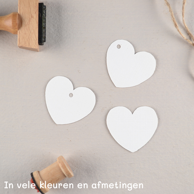 Bolhart Label in Kleur – Met Gaatje, Touwtje en Eigen Tekst
