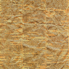 A4 papier met vintage krantenknipsels