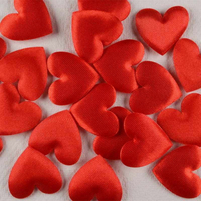 Hartje Satijn Rood – Liefdevol Accent