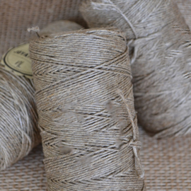 Linnentouw Bruin met Olijfgroene Onder­toon Klos