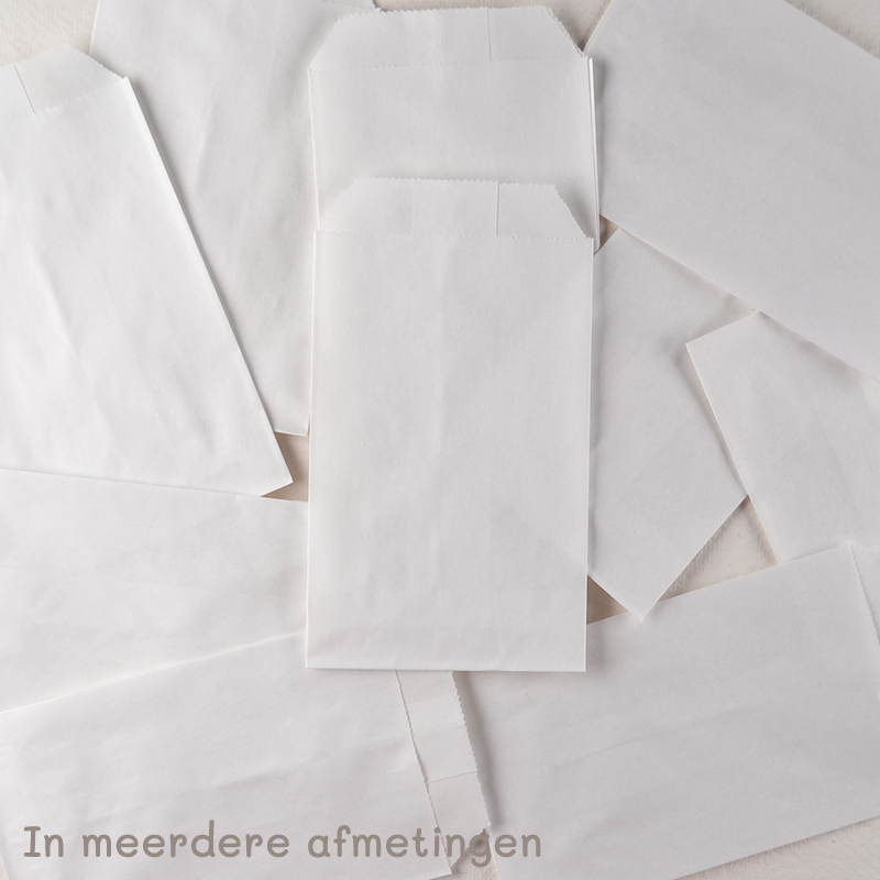 Papieren Zakje Wit – Zonder Print