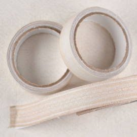 Stoffen Tape Crème met Subtiel Patroon