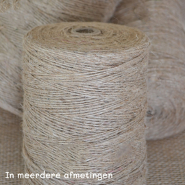 Jute Touw Naturel 2-draads op Klos