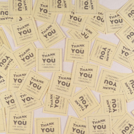 Sticker Thank You For Being Amazing