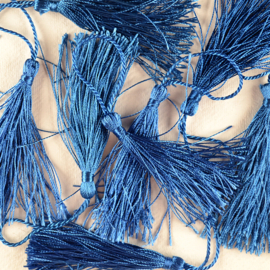 Kwastje | tassel blauw