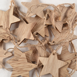 Ster hout lichtbruin