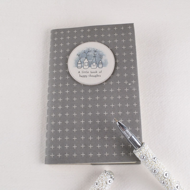 Cadeauzakje ‘Voor Jou’ Met Notitieboekje en Pen in Grijstinten