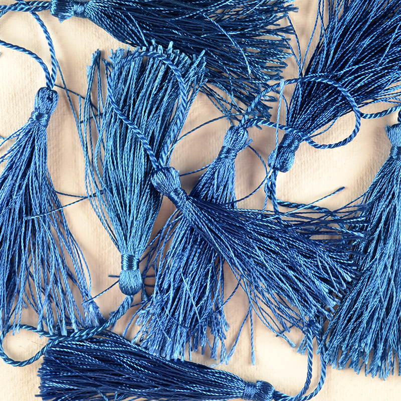 Kwastje – Blauw met Lusje