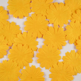 Papieren Bloem Geel