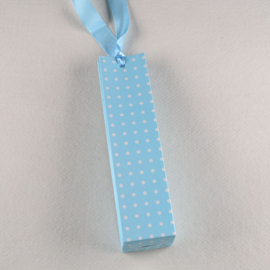 Smal Cadeaudoosje Lichtblauw met Lint
