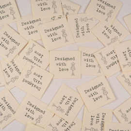 Sticker Designed With Love