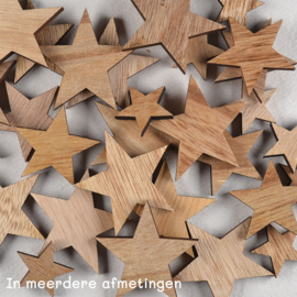 Houten Ster Bruin
