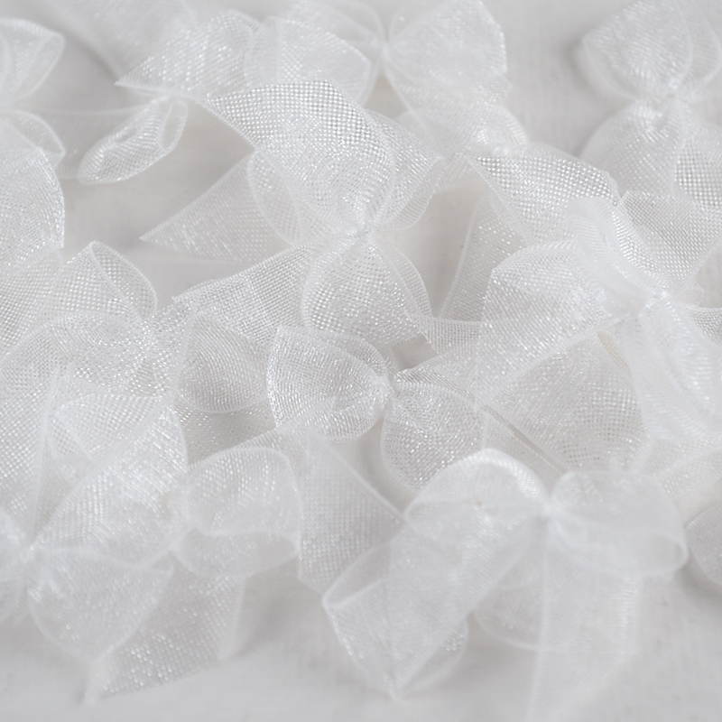 Strikje Organza – Wit