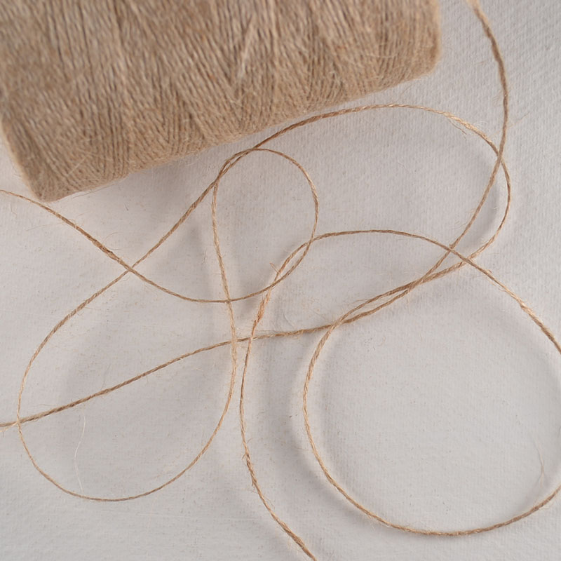 Jute Touw Naturel – 2-draads