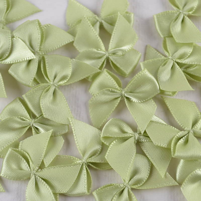 Strikje Satijn Zachtgroen – Leafkleur