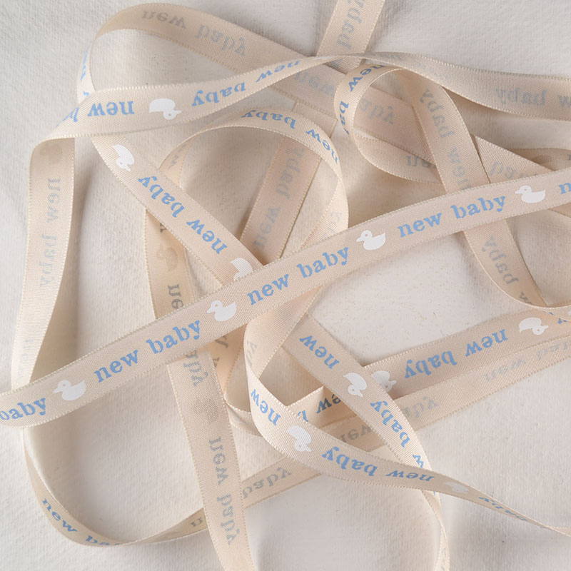 Lint New Baby Blauw – Met Wit Eendje