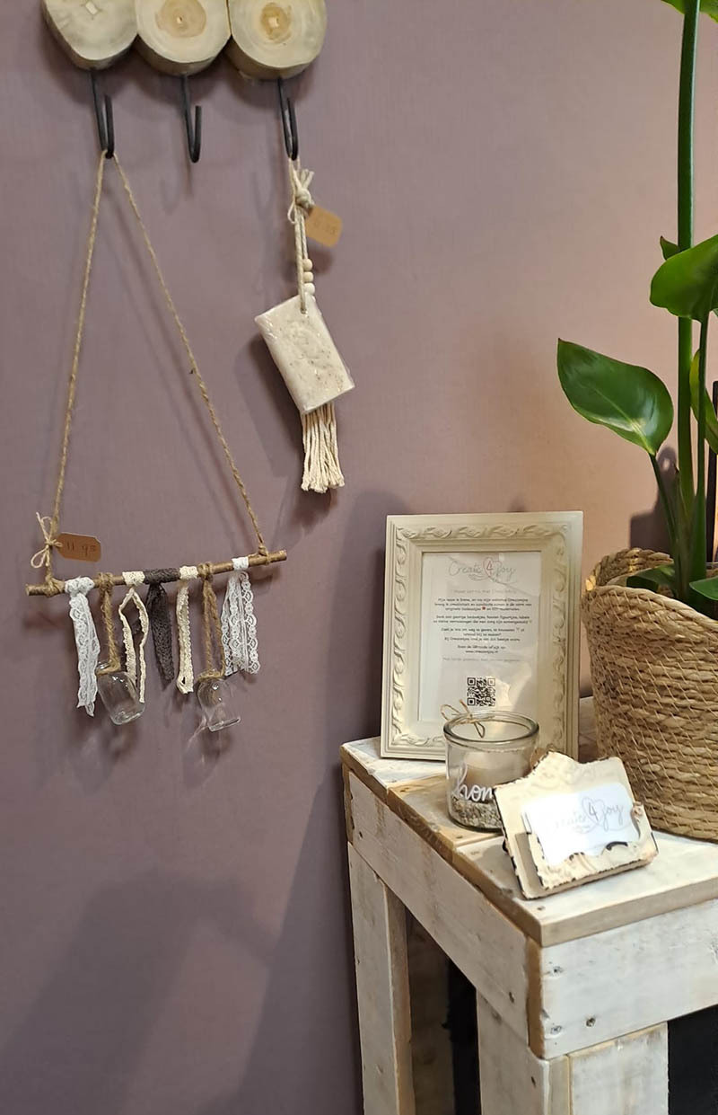 Create4joy producten gepresenteerd bij Leev Geleen kledingwinkel
