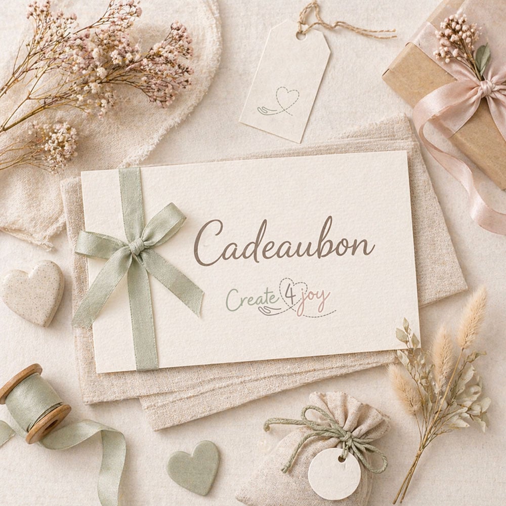 Create4joy cadeaubon &ndash; geef creativiteit cadeau