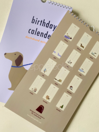 Birthday verjaardagskalender Teckel