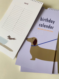 Birthday verjaardagskalender Teckel