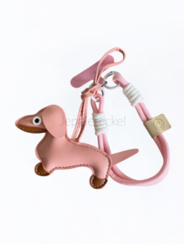 Telefoon Polsband Teckel zacht Roze