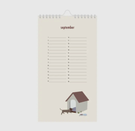 Birthday verjaardagskalender Teckel
