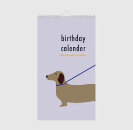 Birthday verjaardagskalender Teckel