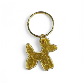 Hondentag Balloon Dog Goud