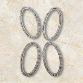 Tussenstuk gehaakt | 60 x 34 MM | per 4st