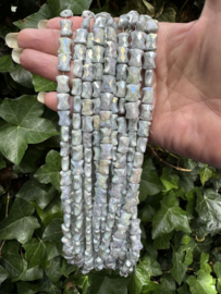 Opaque glaskralen | 11 x 8mm | streng 45cm