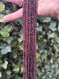 Granaat facet 3.5MM | per streng 40cm
