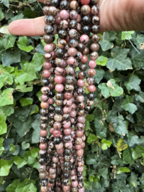 Rhodoniet 6 MM | per streng 40cm