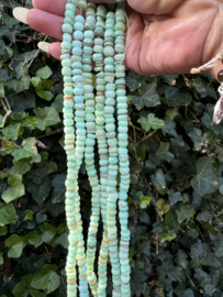 Schelpen rondelle | 7.5mm | streng 40cm