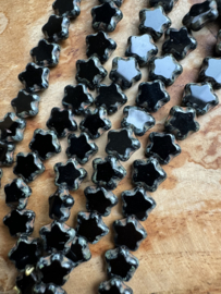 Tsjechisch glas ster | 6mm | streng 17st
