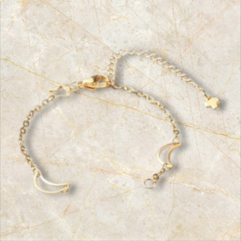 Stainless steel armband | 14,5cm | per stuk