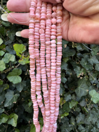 Schelpen rondelle | 7.5mm | streng 40cm