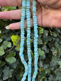 Schelpen rondelle | 7.5mm | streng 40cm