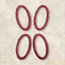 Tussenstuk gehaakt | 60 x 34 MM | per 4st