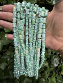 Opaque glaskralen | 11 x 8mm | streng 45cm