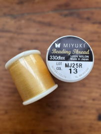 Miyuki draad | Geel | 50 meter