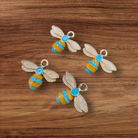 Bee Bedels 17.5 x 22.5mm | per 4 st