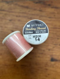 Miyuki draad | Roze | 50 meter