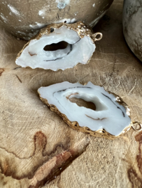 Resin Geode hanger | per stuk