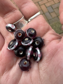 10MM Platte lampwork kraal | 10st