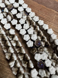Flower cones Beads | 7 mm | Streng 36 stuks