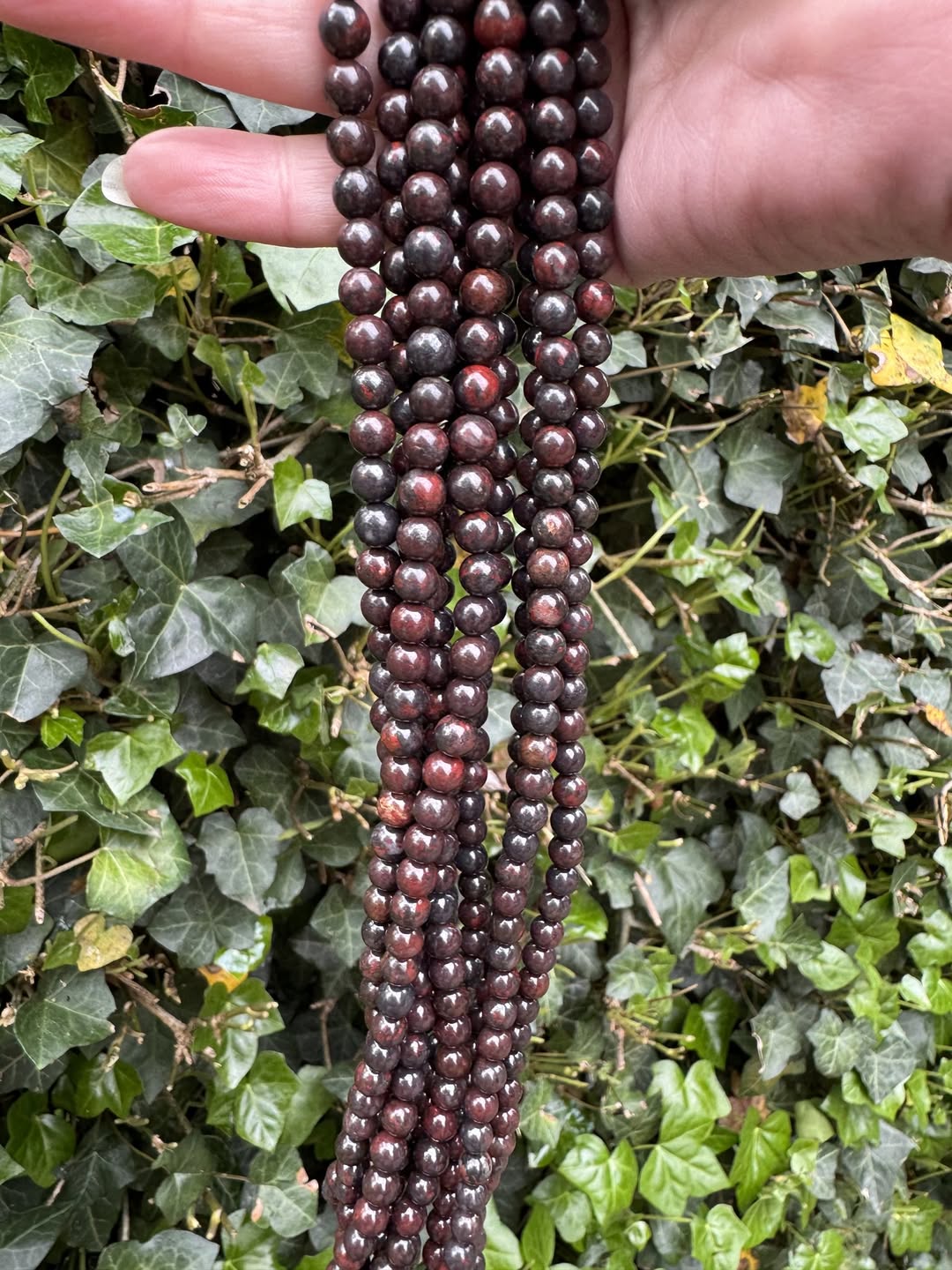 Bloodstone 6mm | streng van 40 cm - 61 st.