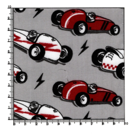 Polykatoen Retro race car rood