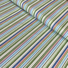 zacht katoen Road Trip Stripe