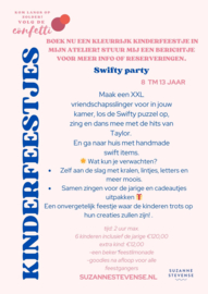 Informatie kinderfeestjes voor kleinere en grotere kinderen.